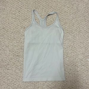 Blue lululemon ebb to street tank, size 6. Like new.
